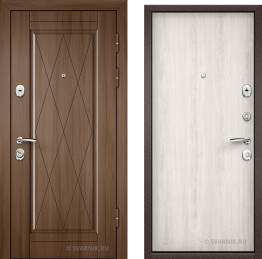 Дверь металлическая под ключ в квартиру массив — ламинат