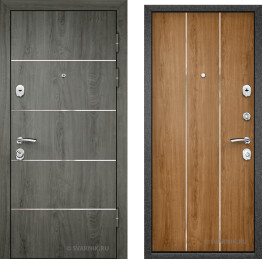 Дверь стальная трехконтурная в квартиру МДФ — МДФ