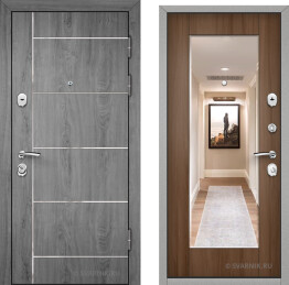 Дверь металлическая трехконтурная в дом винорит — МДФ