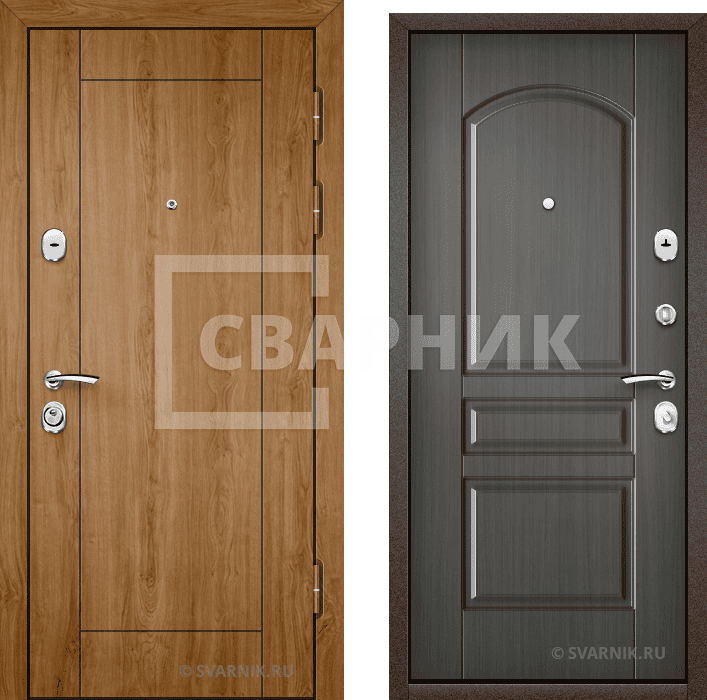 Дверь входная под ключ в офис массив — МДФ — фото 1