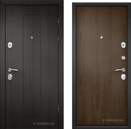 Антивандальная стальная дверь трехконтурная 3 мм на дачу комфорт д3м-157