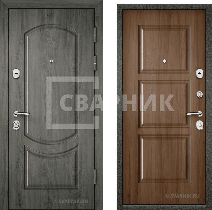Дверь металлическая с шумоизоляцией в офис винорит — МДФ — фото 1