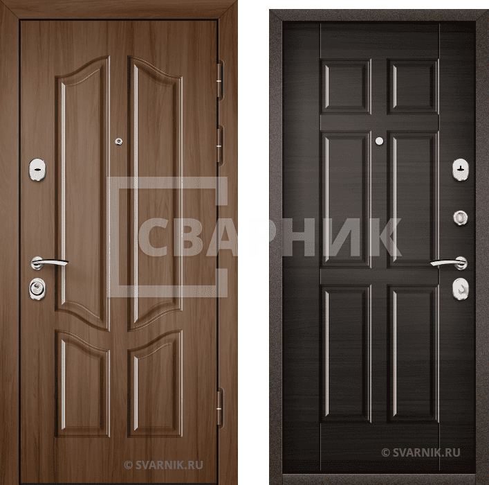 Дверь входная трехконтурная уличная МДФ — МДФ — фото 1