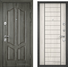 Дверь металлическая внутренняя в дом винорит — шпон