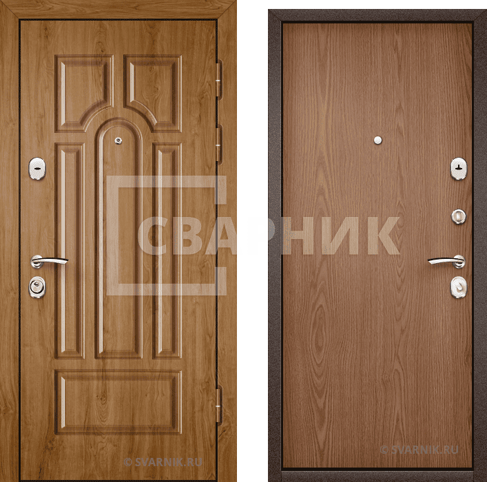 Дверь входная российская в дом винорит — ламинат — фото 1