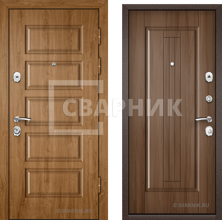 Дверь входная металлическая 2мм в дом д2м-068 — фото 1