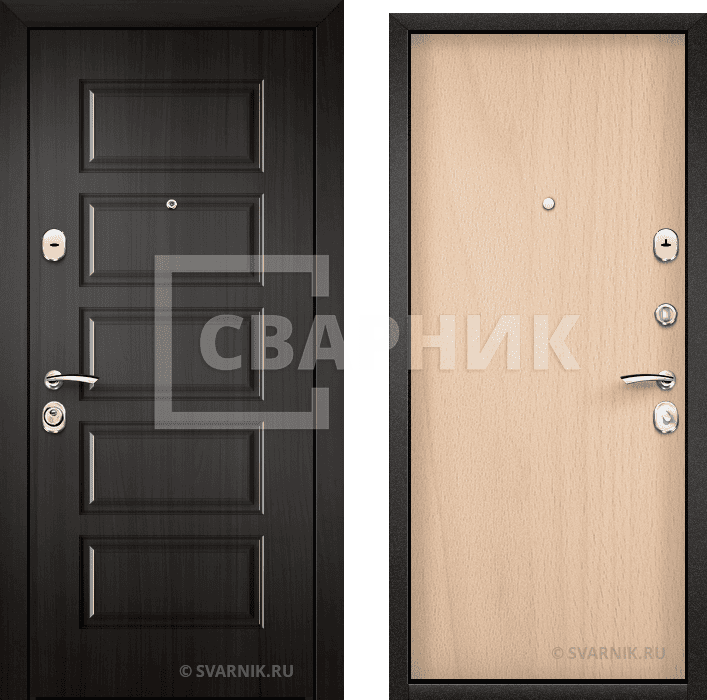 Металлическая дверь внутренние петли в квартиру ДБП-022 — фото 1