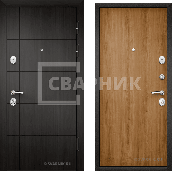 Дверь входная металлическая 2мм бюджетная д2м-067 — фото 1