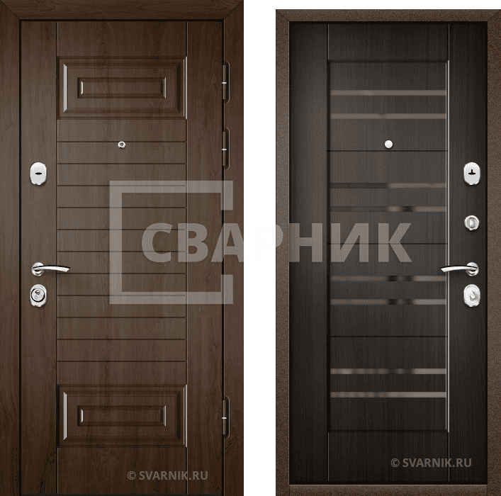 Дверь входная антивандальная на дачу винорит — массив — фото 1