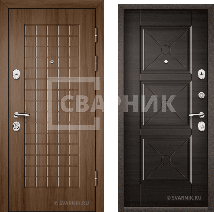 Дверь металлическая российская на дачу массив — массив — фото 1