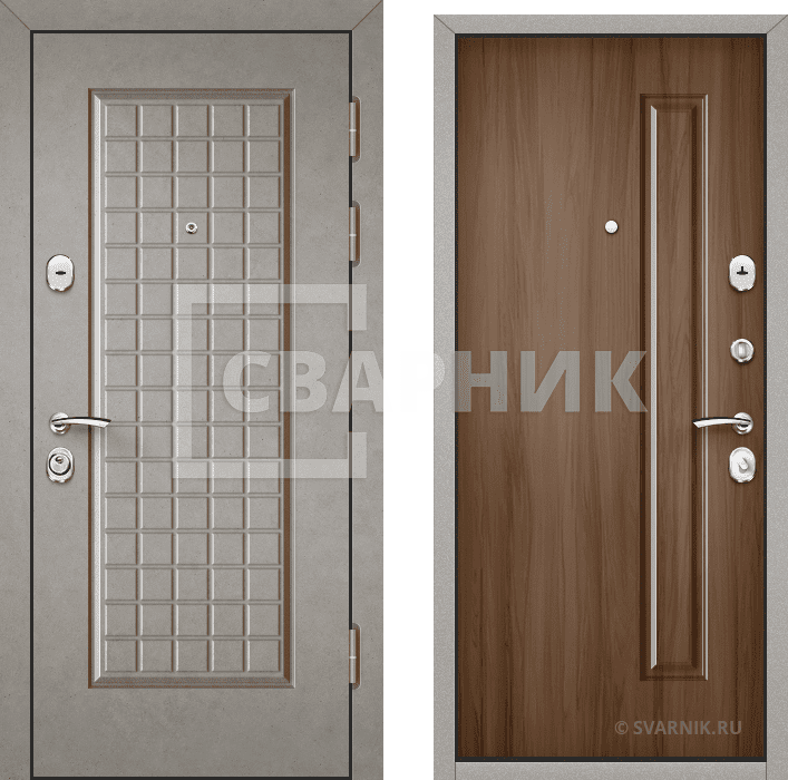 Дверь входная наружная на дачу МДФ — винорит — фото 1