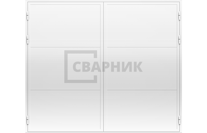 Ворота противопожарные для паркинга 4000×3000 СВВ-8854 — фото 1