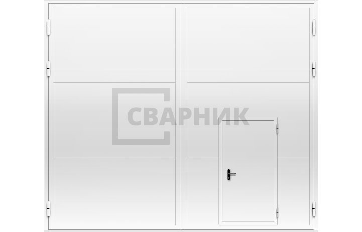 Ворота для паркинга 4500×2000 СВВ-8884 — фото 1