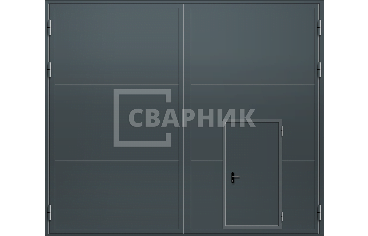 Ворота для склада 5000×2000 СВВ-2528 — фото 1