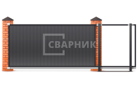 Откатные ворота Херман 2500×3000 СВВ-2887