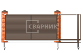 Раздвижные ворота Дорхан 2200×2500 СВВ-2719