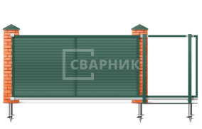 Откатные ворота Херман 1980×2100 СВВ-2818