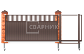 Откатные ворота Дорхан 2250×2800 СВВ-2728