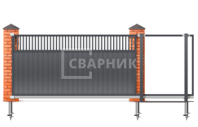 Откатные ворота Херман 3000×2000 СВВ-2821