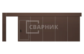 Противопожарные откатные ворота 4500×4000 СВВ-2098