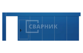 Противопожарные ворота откатные 4500×4500 СВВ-2134