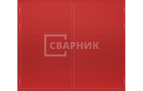 Ворота распашные промышленные из сэндвич панелей 5000×2000 СВВ-2489