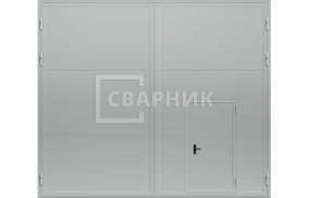 Ворота для складов, боковые секции, ручки 2000×3000 СВВ-2526