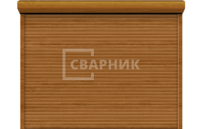 Ворота рольставни Алютех 3400×2600 СВВ-1433