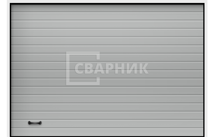 Секционные ворота с торсионным механизмом 2250×2500 СВВ-7983 — фото 1