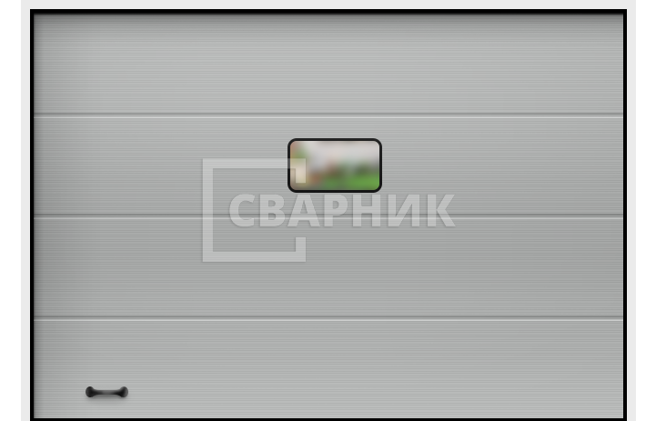 Ворота вертикальные подъемные 2750×2250 СВВ-7554 — фото 1