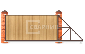 Откатные ворота Каме 2200×3200 СВВ-3055