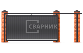 Откатные ворота 7 м 7000×2900 СВВ-5036