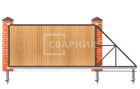 Came откатные ворота 2100×3000 СВВ-3075
