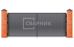 Ворота оцинкованные 2000×2000 СВВ-6992