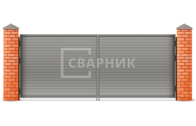 Двухстворчатые ворота 3000×2750 СВВ-5911