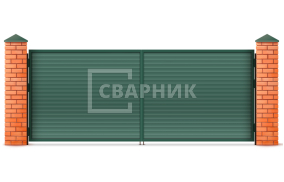 Гаражные ворота сэндвич 2500×1750 СВВ-6570