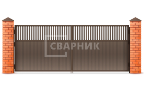 Гаражные распашные ворота Дорхан 1500×2500 СВВ-5410