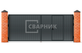 Ворота из профнастила 2500×2500 СВВ-6510