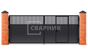 Ворота промышленные секционные 1500×2750 СВВ-6403