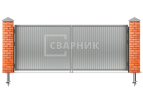 Распашные ворота Каме 2750×2250 СВВ-5567