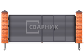 Распашные ворота Каме 3000×1750 СВВ-5601