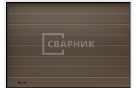 Ворота секционные подъемные Алютех 2250×3000 СВВ-7046