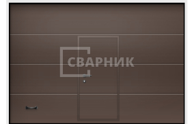 Подъемные ворота с дверью 2250×3000 СВВ-7837