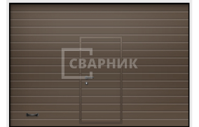 Секционные ворота ручные 2500×2500 СВВ-7963