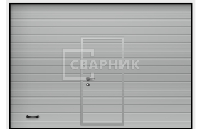 Ворота секционные 5000×5000 СВВ-8460
