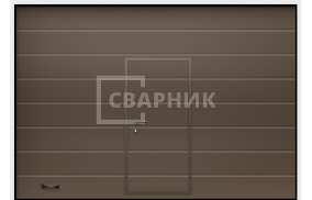 Секционные гаражные ворота Hormann 2125×2750 СВВ-7378