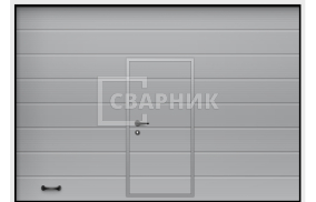 Подъемно-секционные ворота с дверью 2750×2250 СВВ-7504
