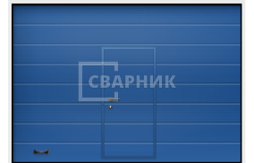 Ворота секционные 5000×5000 СВВ-8434