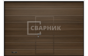 Промышленные секционные ворота калиткой 3500×4000 СВВ-8832