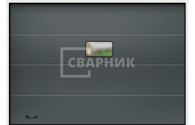 Секционные ворота с профлистом по территории 4500×4000 СВВ-8496